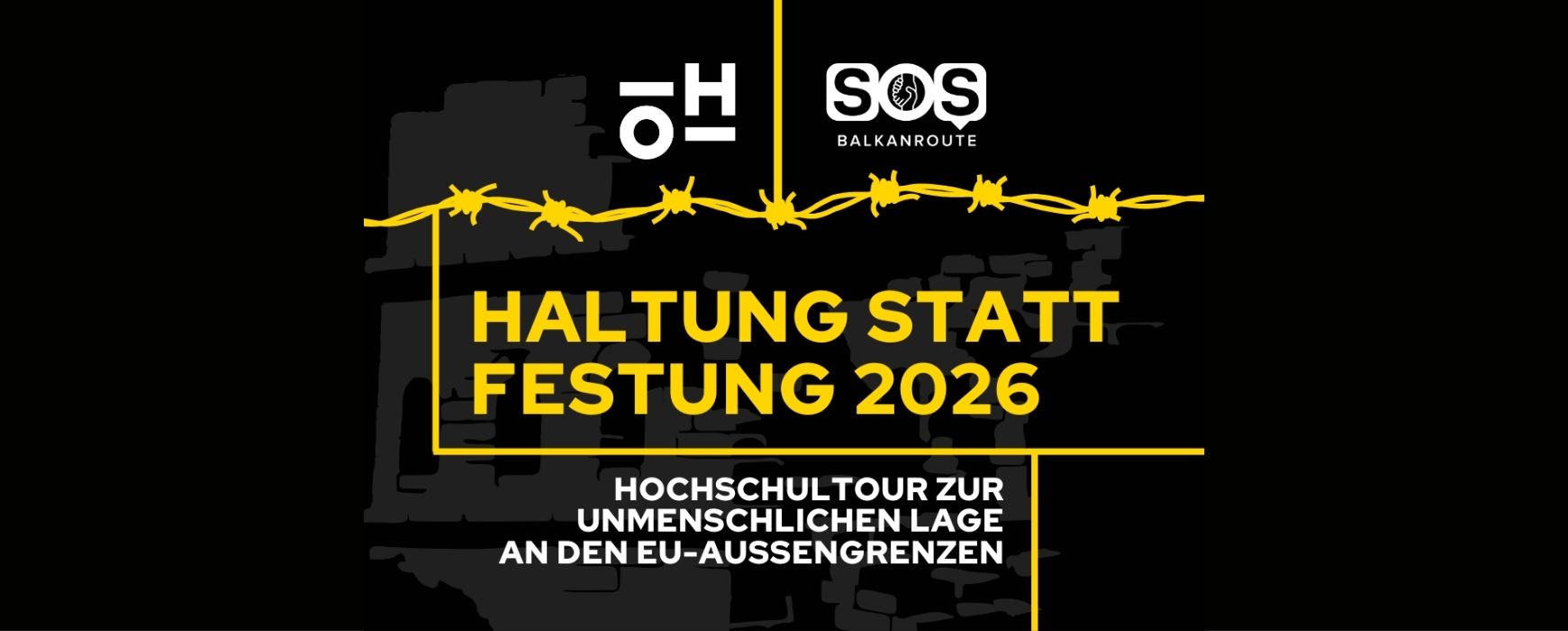 Haltung statt Festung 2026 Flyer 