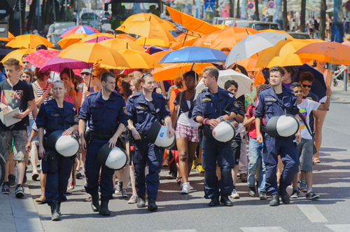 European Umbrella March Demo