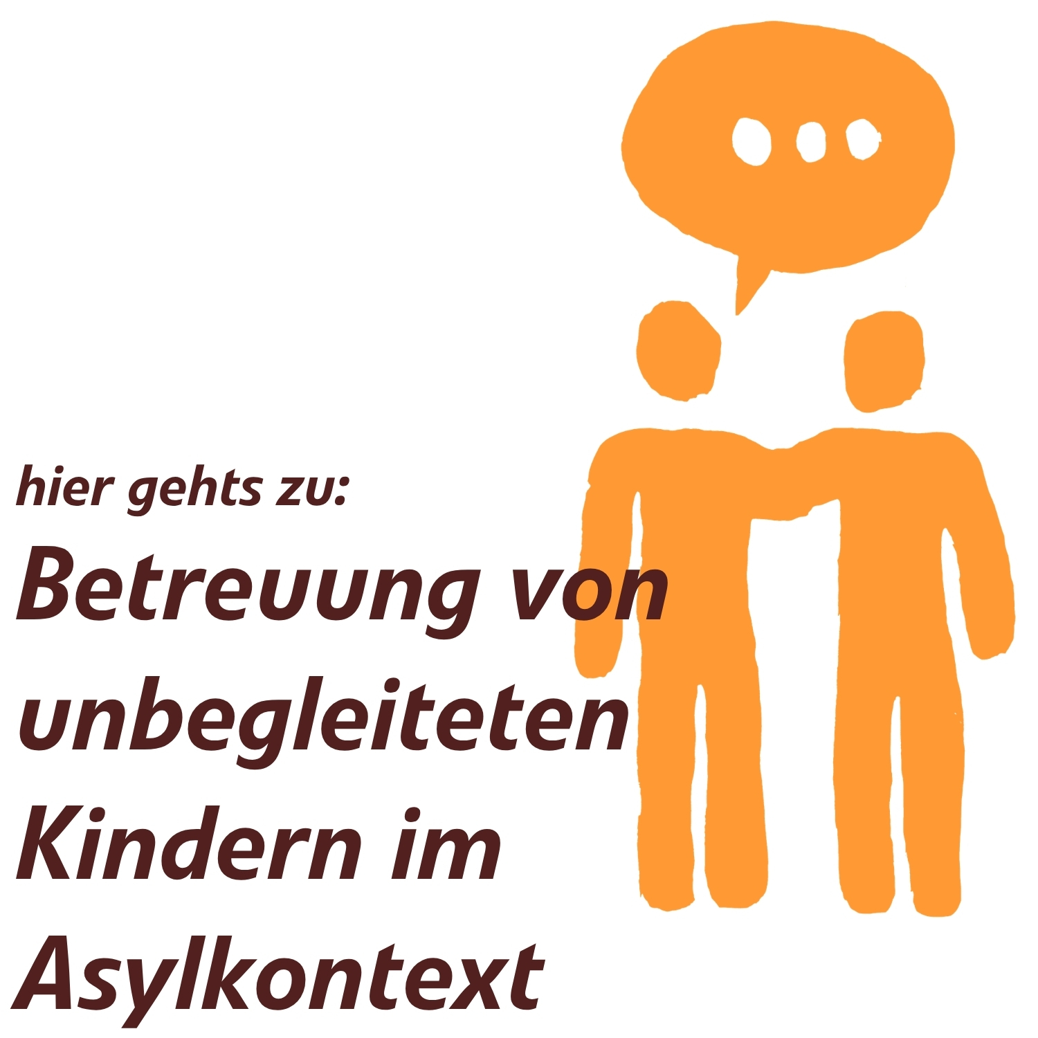 Link zu Betreuung von unbegleiteten Kindern