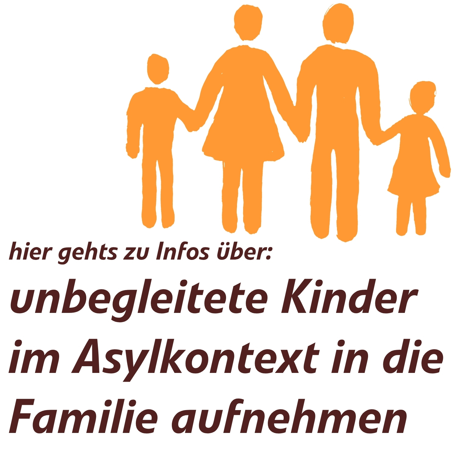 Link zu unbegleitete Kinder mit Fluchterfahrung in Familie aufnehmen